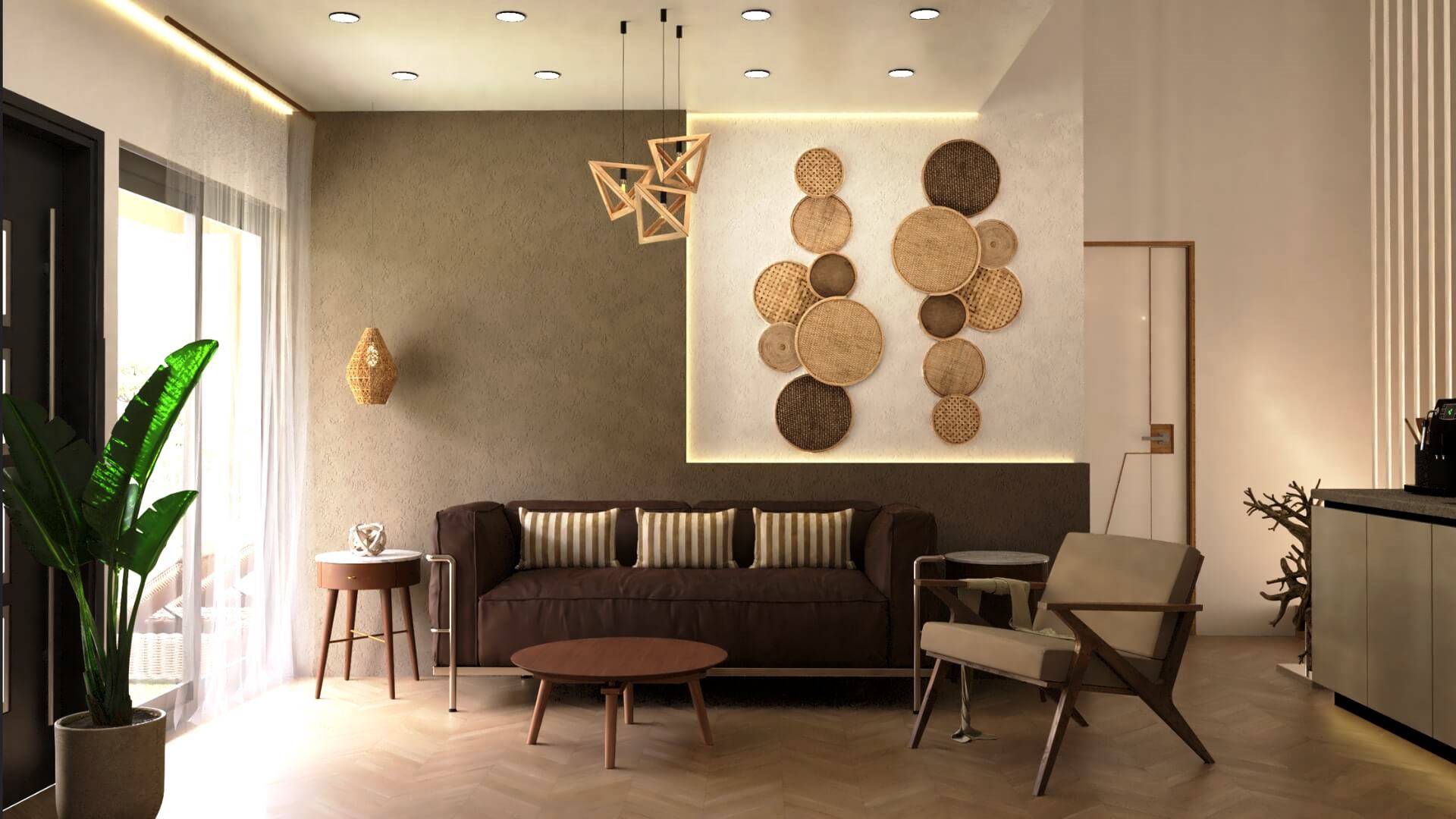 1 (1) 3D lifelike image, Lux apartment